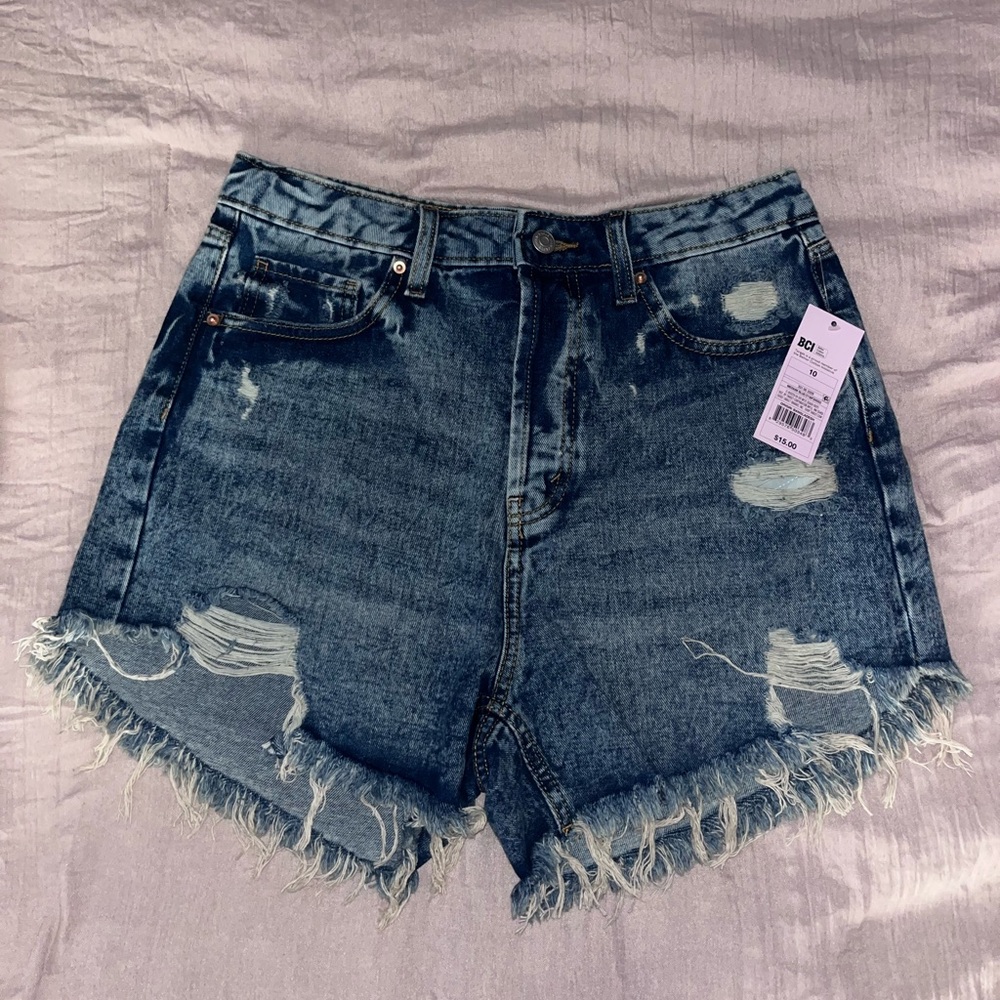 Denim Distressed Women Shorts